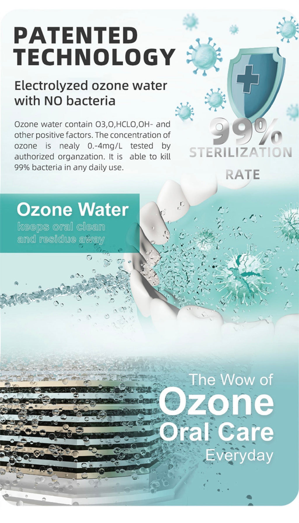Ozone Water Flosser