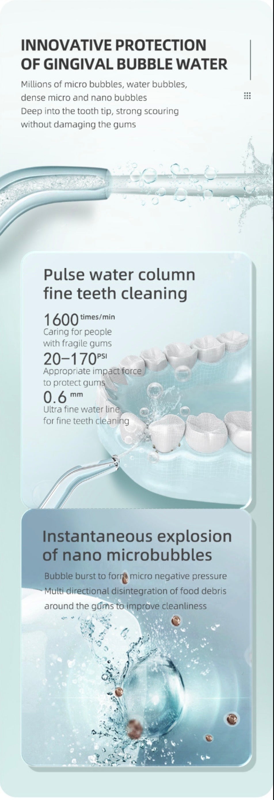 Ozone Water Flosser